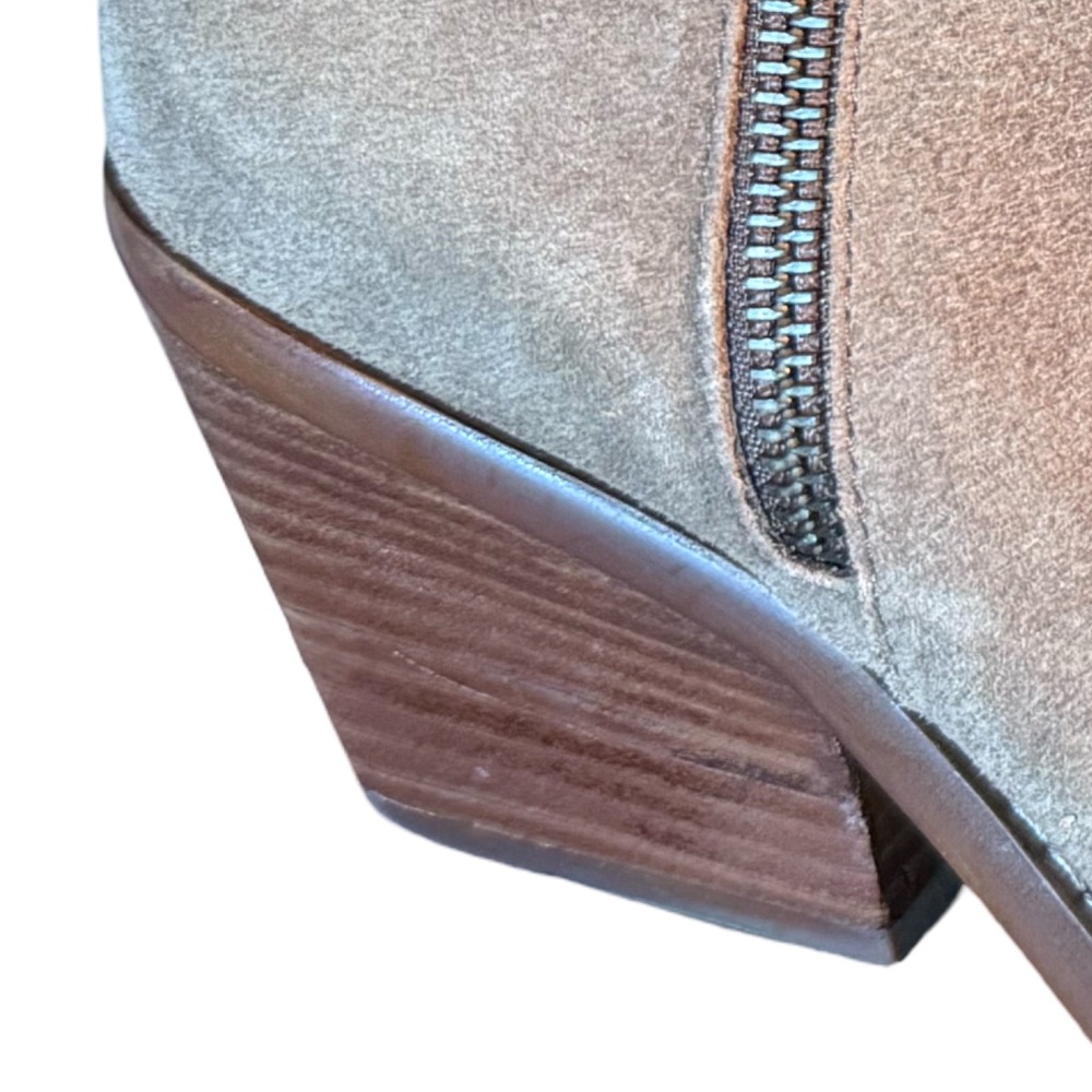 House of Harlow 1960 NWT Sz 8 Women's Tan Leather Suede Heel Ankle Boots (SH039) - Picture 12 of 15